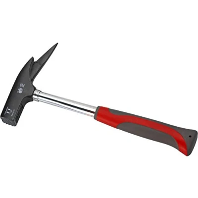 Abbildung von Meister Latthammer 600 g Kopfgewicht Hochwertiger Stahlkopf Robuster Stahlrohr Stiel 2K mit magnetischem Nagelhalter / Zimmermannshammer Zimmererhammer Stahlhammer Klauenhammer 2282000