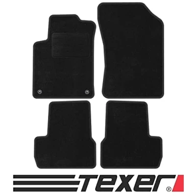Abbildung von TEXER Textil Fußmatten Passend für Citroen C3 II Bj. 2009 2016 ANTHRAZIT