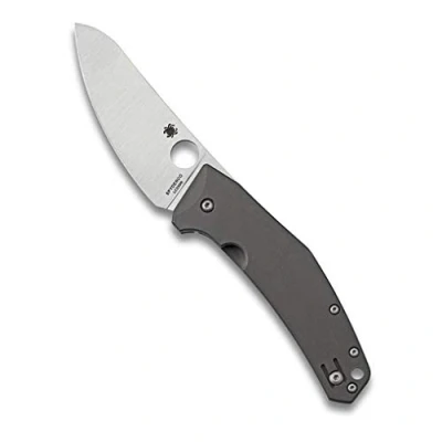 Abbildung von Spyderco Outdoormesser Klingenlänge: 8.94 cm Spydiechef Titanium Framelock