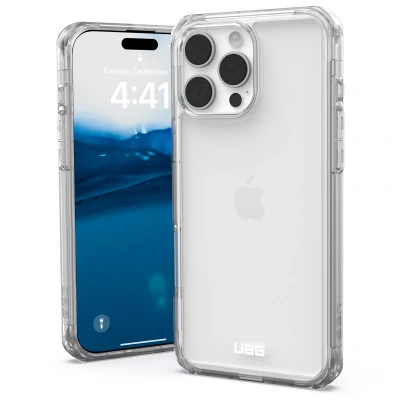 Abbildung von Apple iPhone 16 Pro Max Hülle Kunststoff UAG Hard Case/Backcover Handyhülle Transparent Shockproof/Stoßfest