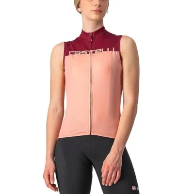Abbildung von CASTELLI Damen Velocissima Sless Sweatshirt, Erröten/Bordeaux, XL EU