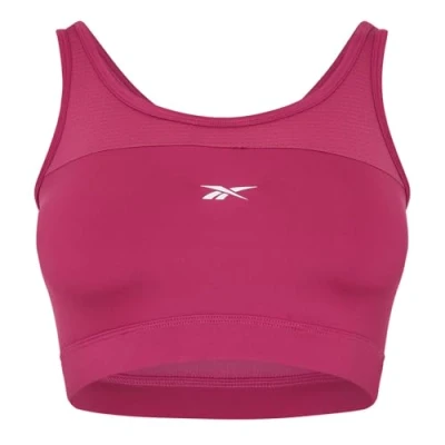 Abbildung von Reebok Damen Workout Ready Mesh Bralette Sport BH, Semi Proud Pink, L