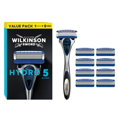 Abbildung von Wilkinson Rasierklingen Hydro 5 Skin Protection Regular Rasierer + 8 Ersatzklingen