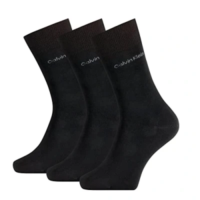 Abbildung von Calvin Klein Herren Classic Socken, Schwarz, Einheitsgröße (3er Pack)