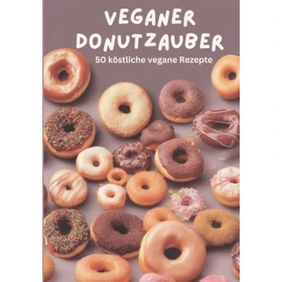 Abbildung von Veganer Donutzauber: 50 köstliche Vegane Rezepte: Donuts backen leicht gemacht