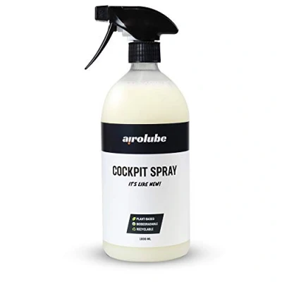 Abbildung von Airolube Cockpitspray KFZ Innenraum Reiniger Autoreiniger Biologisch Abbaubar Sprühflasche 1l