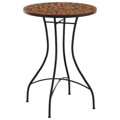 Abbildung von vidaXL Gartentisch Mosaik Bistrotisch Terrakotta Ø50x70 cm Keramik (1 St)