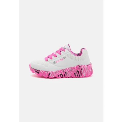 Abbildung von Skechers UNO LITE Sneaker low White/hot pink für Kinder, Größe: 32, Schuhe