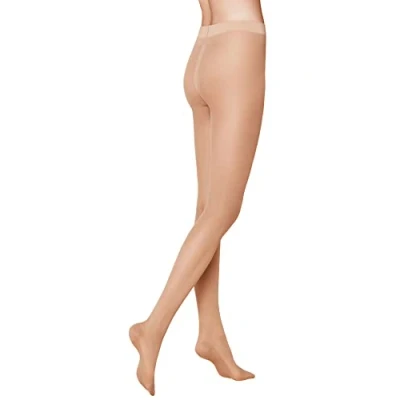 Abbildung von KUNERT Cotton Sole Strumpfhose, transparente Feinstrumpfhose Damen 20 den Optik matt, Nylonstrumpfhose mit Baumwollsohle (hautfarben), Menge: 1 Stück, 48 (Herstellergröße: 48/50)