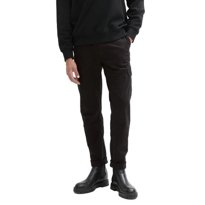 Abbildung von TOM Tailor Denim Cargohose, Herren, Größe: Medium, Black