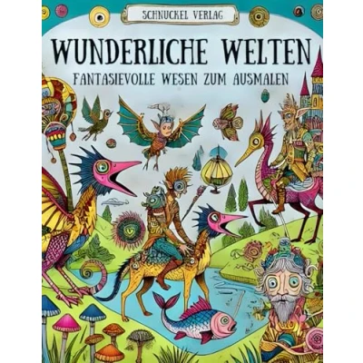 Abbildung von Wunderliche Welten Fantasievolle Wesen zum Ausmalen: Ein Ausmalbuch für Erwachsene voller magischer Kreaturen und surrealer Landschaften