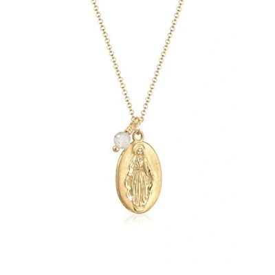 Abbildung von Elli Marienbild Glaube Faith Halskette, Damen, Größe: 45, Gold