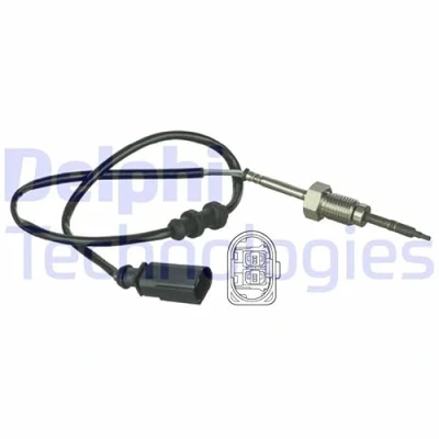 Abbildung von DELPHI TS30045 Sensor, Abgastemperatur VOLKSWAGEN: Sharan I, SEAT: Alhambra I