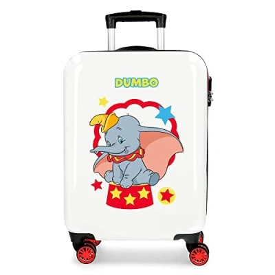 Abbildung von Disney Dumbo Kabinentrolley, Mehrfarbig, 38 x 55 20 cm, Hartplastik, seitlicher Kombinationsverschluss, 34 l, 2 kg, 4 Räder