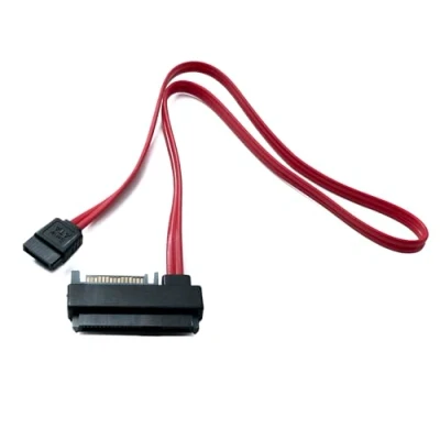 Abbildung von System S SFF 8482 Kabel 50 cm SAS 29 Pin zu SATA 22 15+7 Adapter für Festplatte Motherboard