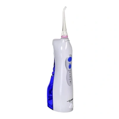 Abbildung von ProMedix PR 770 Elektrische Munddusche Reisemunddusche Wasser Flosser Oral Irrigator Zahnreinigung Zahnpflege 4 Düsen Drahtlos (Weiß)