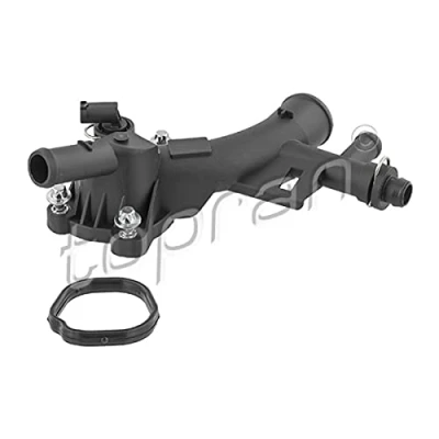 Abbildung von TOPRAN 638 757 Thermostatgehäuse mit Dichtung Thermostat, Schrauben OPEL: Adam, Meriva B, Corsa E Schrägheck kfzteile, kfzteile24, bandel
