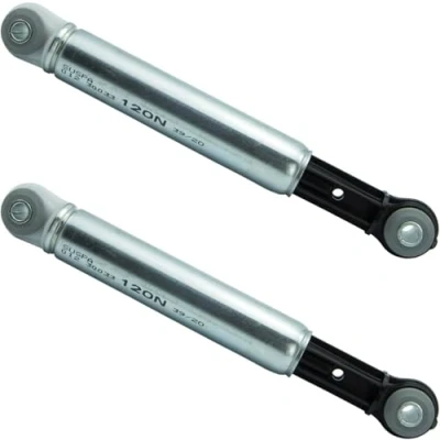 Abbildung von Stoßdämpfer für Miele Waschmaschine 2er Set passend wie 4500826/4151285 Waschmaschinendämpfer Vibrationsdämpfer 8mm Bohrung 120N