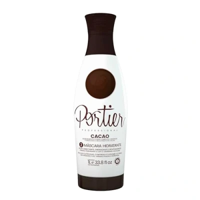 Abbildung von Brasilianische Glättung PORTIER CACAO Professional Glättungsmaske 1L &amp; Shampoo