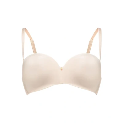 Abbildung von Triumph Damen Body Make Up Essentials WDP Wired padded bra with detachable straps, NUDE BEIGE, 70E