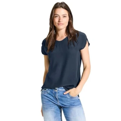 Abbildung von Cecil Luftige Bluse, Damen, Größe: Small, Blau