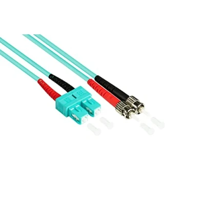 Abbildung von Patchkabel LWL Duplex OM3 (Multimode, 50/125) ST/SC, 3m, Good Connections®