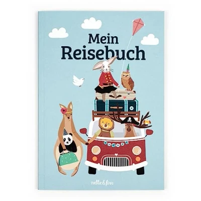 Abbildung von Mein Reisebuch: Ein Ferienbuch für Kinder zum Malen, Schreiben, Basteln und Rätseln. Buch unterwegs.
