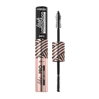 Abbildung von Deborah Milano Like a Pro Lash Lamination Mascara, Sofort Laminierungseffekt, außergewöhnliches Volumen und Krümmungseffekt, 13 ml