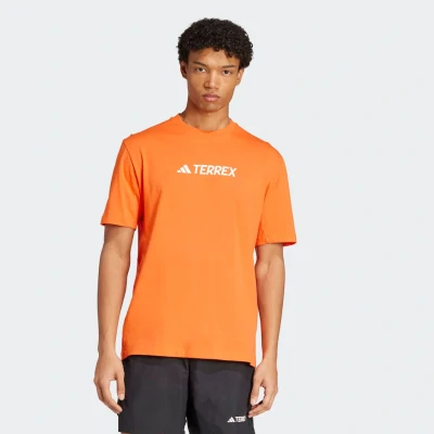 Abbildung von Adidas Terrex Classic LOGO Tshirt print, Herren, Größe: Small, Black