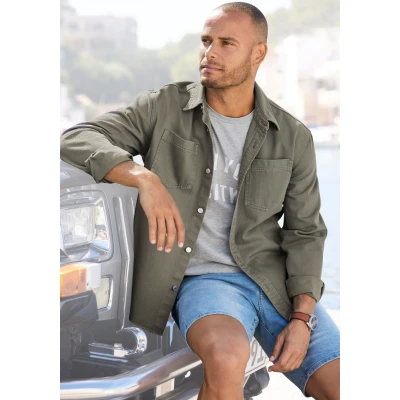 Abbildung von john devin Jeansjacke, Herren, Größe: XL, Hellbraun