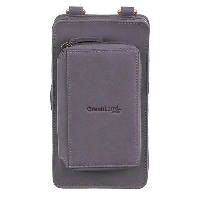 Abbildung von GreenLand Nature Handytasche &quot;NATURE Soft&quot;, mit aufgesetzter Börse und RFID Schutz