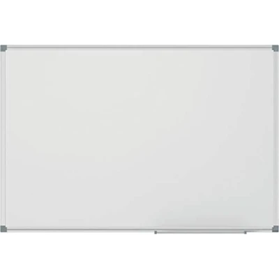 Abbildung von MAUL Whiteboard MAULstandard 45 x 60 cm Magnettafel aus Aluminium mit Emaille Oberfläche trocken abwischbar inkl. Ablageschale für Marker im Quer und Hochformat ideal Büro Grau