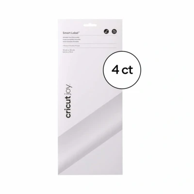 Abbildung von Cricut Smart Vinyl Removable Joy 14x33cm 4 sheets (Writable White)