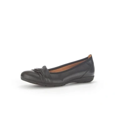 Abbildung von Gabor Sportliche Klassischer Ballerina, Damen, Größe: 38, Schwarz Schuhe