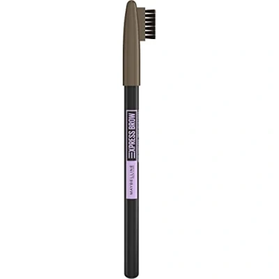Abbildung von Maybelline New York 2 in 1 Augenbrauenstift mit anspitzbarer Spitze und weicher Bürste, Express Brow, Nr. 04 Medium Brown, Stück