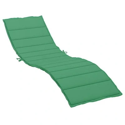 Abbildung von vidaXL Sonnenliege Auflage, Liegenauflage Outdoor, Polster Auflage für Gartenliege Liegestuhl, Polsterauflage, Grün 200x60x3cm Oxford Gewebe