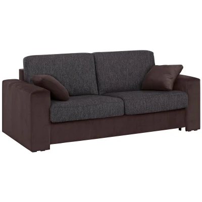 Abbildung von Home affaire Schlafsofa &quot;Roma Matratzenhöhe 14 cm&quot;, Dauerschlaffunktion, mit Unterfederung, Lattenrost, Matratze