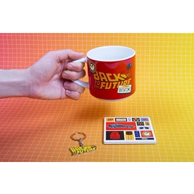 Abbildung von ZZBack To The Future Mug, Coaster and Keychain Set