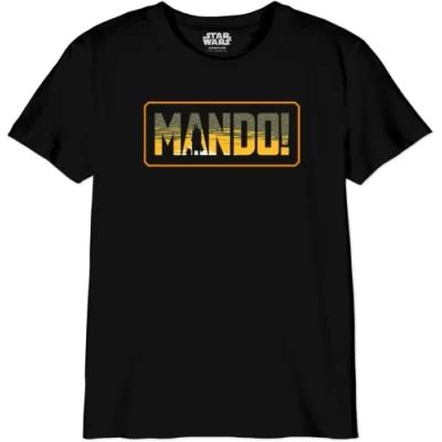 Abbildung von Star Wars Jungen Boswmants064 T Shirt, Schwarz, 12 Jahre