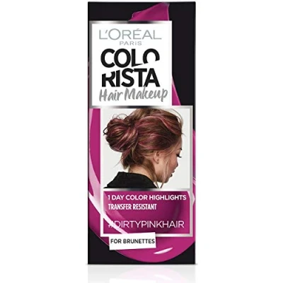 Abbildung von L&#039;OREAL Coloration Temporaire COLORISTA HAIR MAKEUP #dirtypinkhair