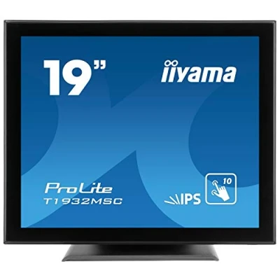 Abbildung von iiyama Prolite T1932MSC B5AG 48 cm (19&quot;) IPS LED Monitor SXGA 10 Punkt Multitouch kapazitiv (VGA, HDMI, DisplayPort) IP54 Front, Anti Glare Beschichtung, schwarz