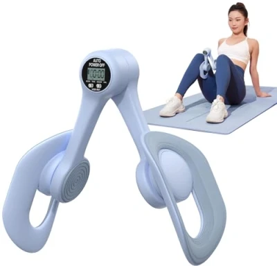 Abbildung von MERACH Thigh Master Oberschenkeltrainer, Beckenbodenmuskeltrainer, Innenschenkeltrainer für Zuhause, Beckenbodenstärkungsgerät Frauen (Blau)