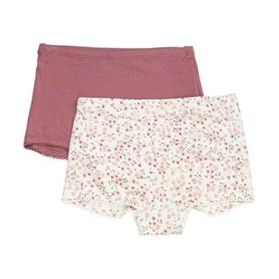Abbildung von MINYMO Mädchen Hipsters 2 Pack Panties, Rose Tan, 122 EU