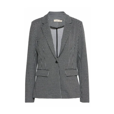 Abbildung von Fransa Blenda Strickjacke, Damen, Größe: Large, Black houndstooth