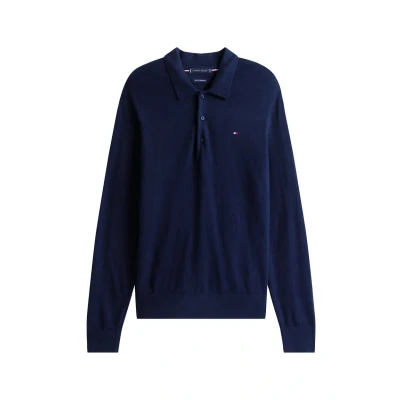 Abbildung von Tommy Hilfiger PIMA Langarmshirt, Herren, Größe: XS, Desert sky