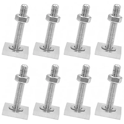 Abbildung von Pamtns 8 Stück T Nut Adapter Dachbox Nutsteine Set 35 mm Nutensteine M6 Dachträger Für Träger x