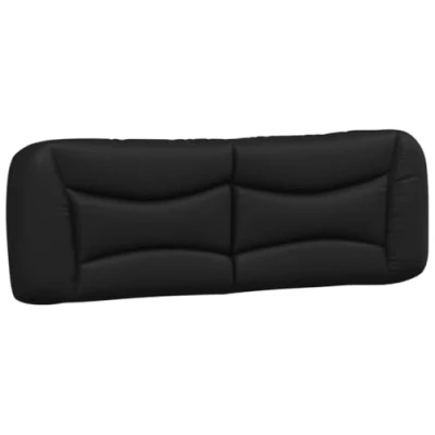 Abbildung von vidaXL Kissen für Kopfteil, Wandpolster Polsterpaneel Bettkopfteil, Rückenkissen Polsterkopfteil Wandkissen Schlafzimmer, Schwarz 160cm Kunstleder