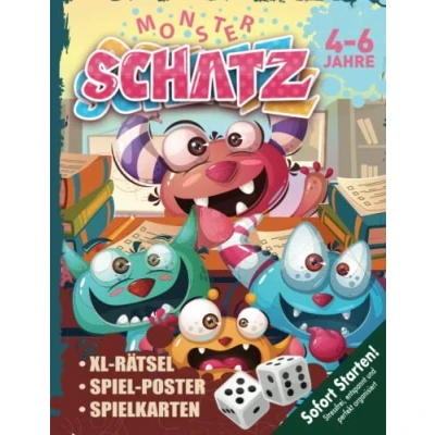 Abbildung von Monsterstarker Kindergeburtstag mit Schnitzeljagd Schatzsuche 4 6 Jahre: Krallt euch den coolsten Monstern Schatz der elitären Monsterakademie vielen Highlights! (Bravo Schatzsuche)