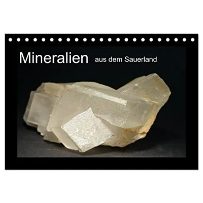 Abbildung von Mineralien aus dem Sauerland (Tischkalender 2025 DIN A5 quer), CALVENDO Monatskalender