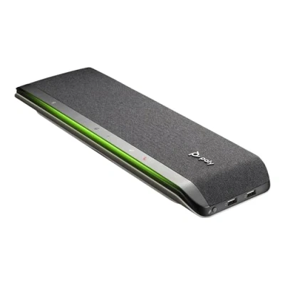 Abbildung von Poly Sync 60 Smart Speaker Phone (Plantronics) für Flexibles Arbeiten Anschluss an PC/Mac mit USB A/USB C Kabel, Smartphones via Bluetooth kompatibel Teams, Zoom &amp; mehr Grau